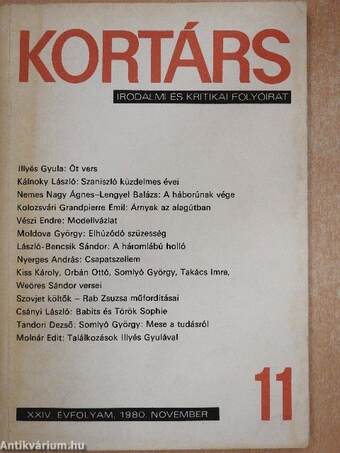 Kortárs 1980. november