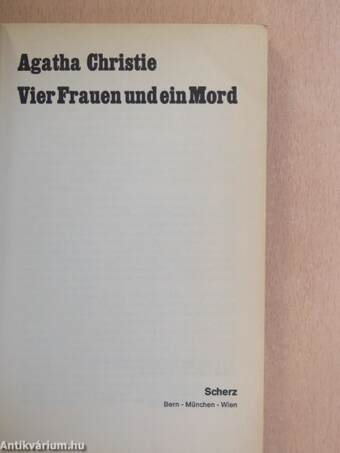 Vier Frauen und ein Mord