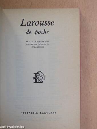 Larousse de poche