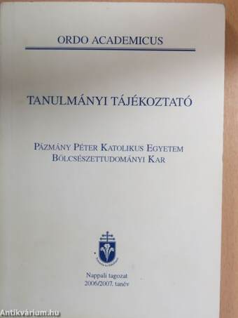 Tanulmányi tájékoztató 2006/2007. tanév