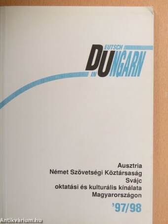 Deutsch in Ungarn 1997-1998