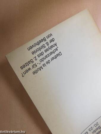 "scherzando"- für wen? Analyse des 2. Satzes der 8. Sinfonie von Beethoven