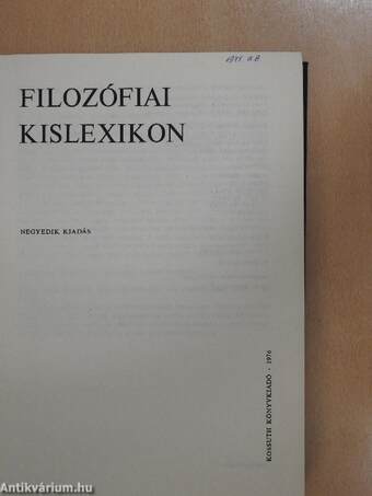 Filozófiai kislexikon