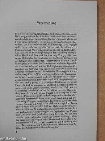 Vorbemerkung/Natur und geschichtlicher Prozeß. Von Schellings Philosophie der Natur und der Zweiten Natur zur Wissenschaft der Geschichte/Auswahlbibliographie zur Naturphilosophie Schellings