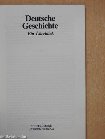 Deutsche Geschichte