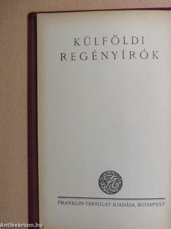 "20 kötet a Külföldi regényírók sorozatból (nem teljes sorozat)"