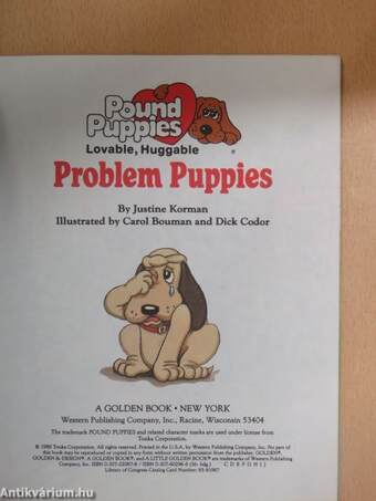 Pound Puppies, Lovable, Huggable Problem Puppies 