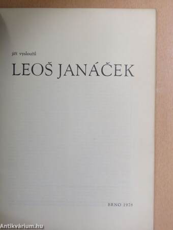 Leos Janácek