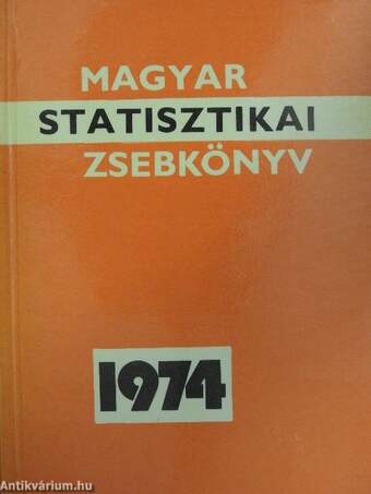 Magyar statisztikai zsebkönyv 1974.