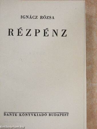 Rézpénz I-II.