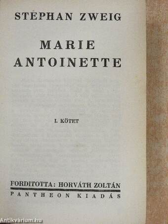 Marie Antoinette I-II.