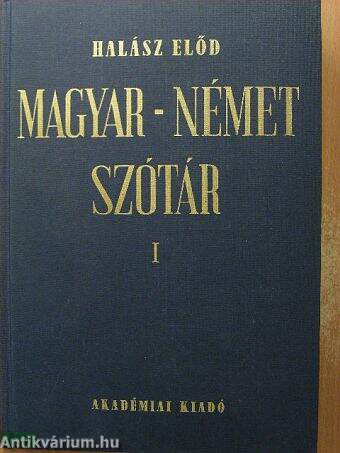 Magyar-német szótár I. (töredék)