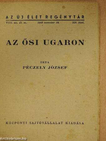 Az ősi ugaron