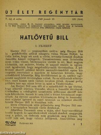 Hatlövetű Bill