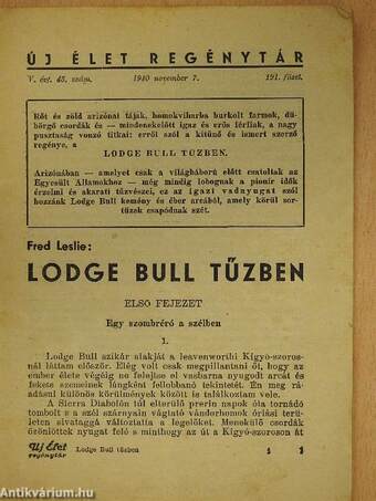 Lodge Bull tűzben