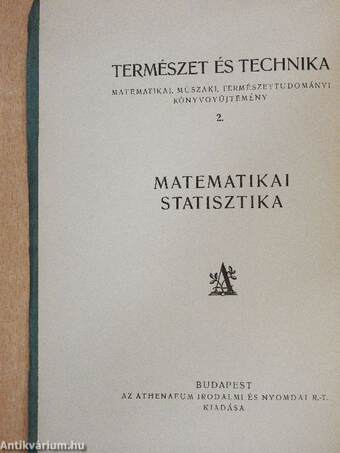 Matematikai statisztika