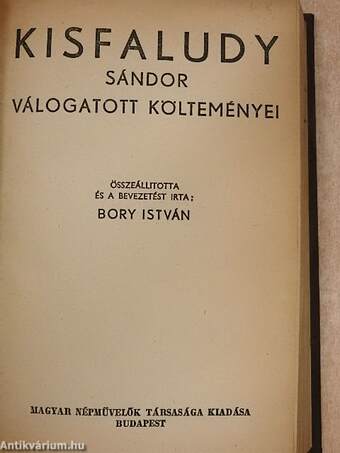 Csokonai válogatott költeményei/Kisfaludy Sándor válogatott költeményei/Kölcsey Ferenc válogatott munkái/Bánk bán/A falu jegyzője/Fanni hagyományai/Ludas Matyi és más költemények