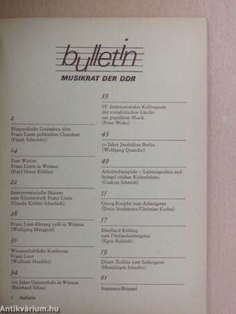 Bulletin