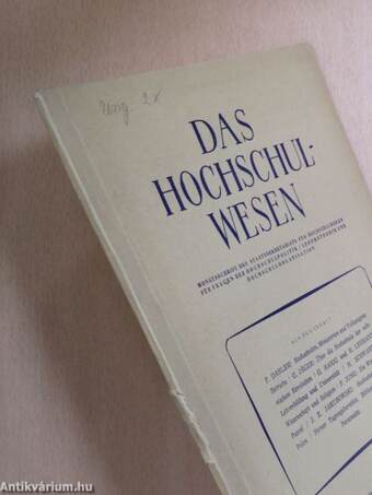 Das Hochschulwesen Heft 7. 1956