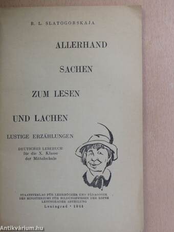 Allerhand Sachen zum Lesen und Lachen