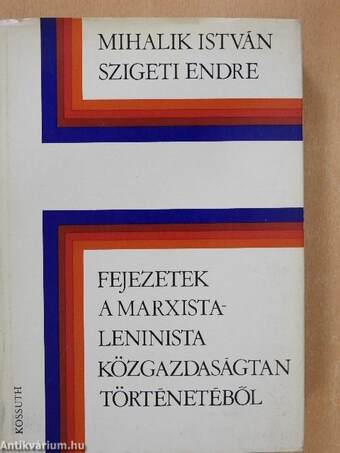 Fejezetek a marxista-leninista közgazdaságtan történetéből