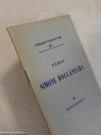 Verdi: Simone Boccanegra