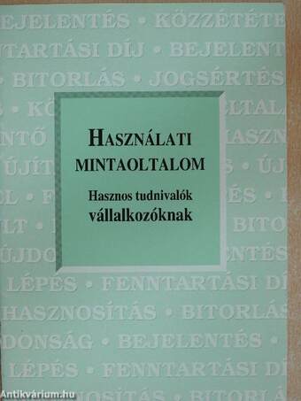 Használati mintaoltalom