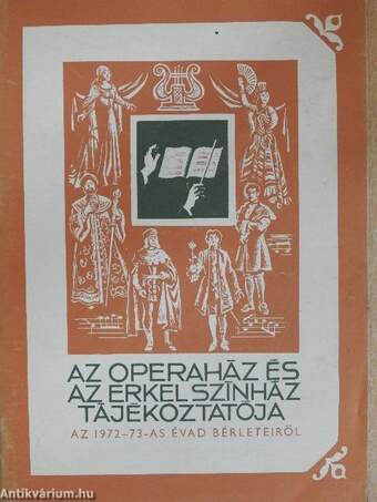 Az Operaház és az Erkel Színház tájékoztatója az 1972-73-as évad bérleteiről