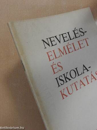 Neveléselmélet és iskolakutatás 1987/1.