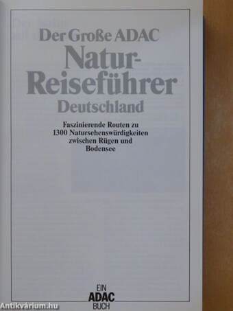 Der Große ADAC NaturReiseführer Deutschland