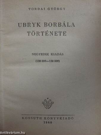 Ubryk Borbála története