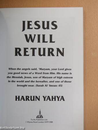 Jesus will return