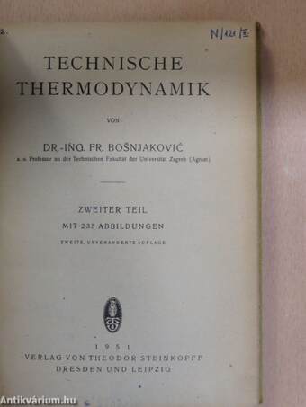 Technische Thermodynamik II.