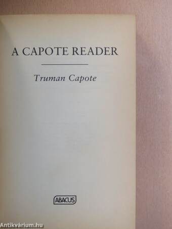 A Capote Reader