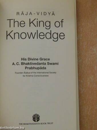 The King of Knowledge