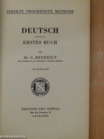 Deutsch - Erstes Buch