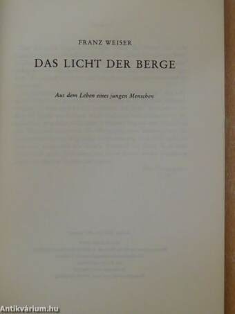 Das Licht Der Berge