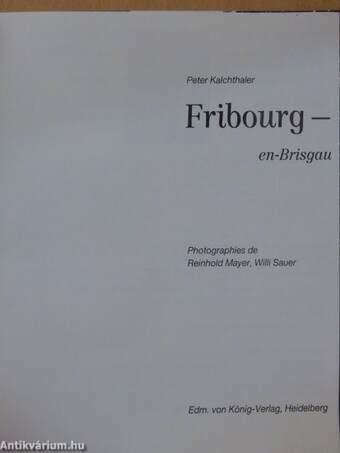 Freiburg - en-Brisgau/Freiburg im Breisgau