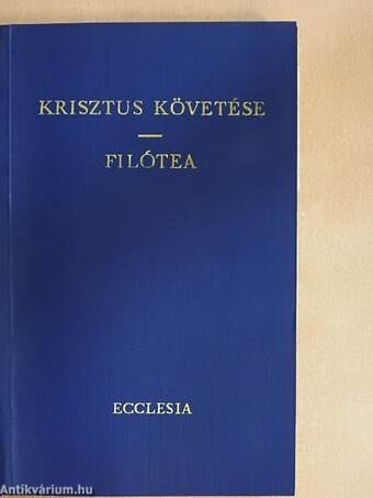 Krisztus követése/Filótea