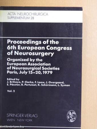 Proceedings of the 6th European Congress of Neurosurgery