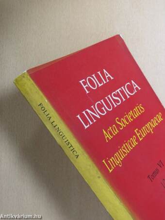 Folia Linguistica 1973 Tomus VI 1/2