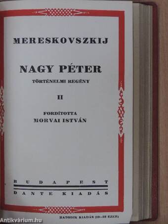 Nagy Péter I-II.