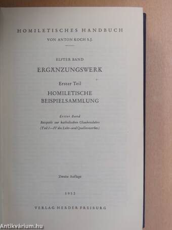 Ergänzungswerk I/1