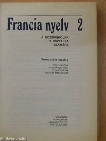 Francia nyelv 2.