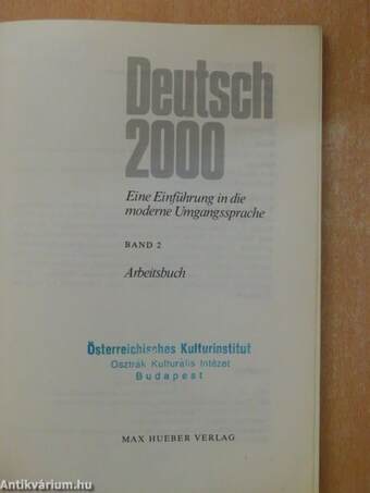 Deutsch 2000 2 - Arbeitsbuch