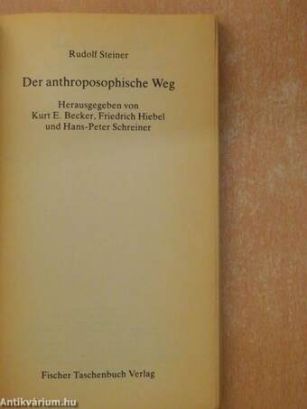 Der anthroposophische Weg