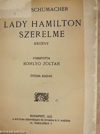 Lady Hamilton szerelme