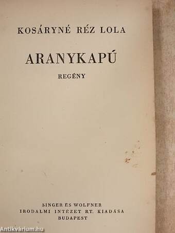 Aranykapú