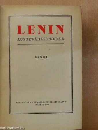 Lenin ausgewählte Werke I-II.