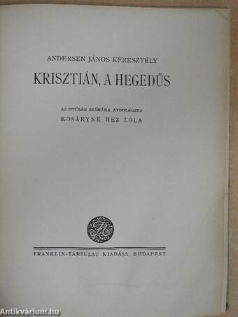 Krisztián, a hegedűs